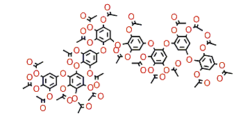 Pseudooctafuhalol B heneicosaacetate